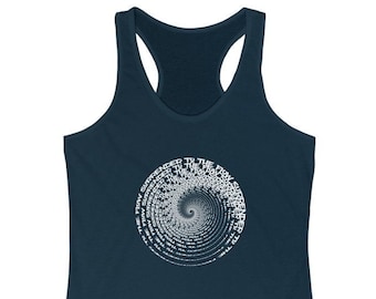 Phish Lyric Spiral Text Surrender To The Flow Slim Fit Concert Tank Racerback Tank Top Phish Lot Phish Show Phish Tour