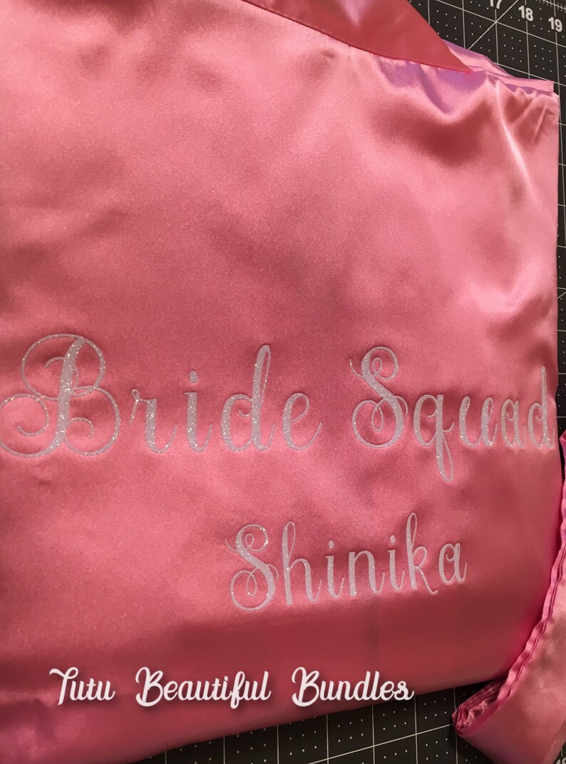 Bridal PartyBridesmaidMaid-of-HonorBride Personalized Robes