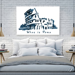 When in Rome, Colosseum painting, Rome colosseum