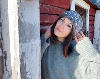 PANNBAND I MERINO // Andningsbart pannband // Handstickat // Varmt & Mjukt // Merinoull // Alla storlekar // Tillverkas på beställning