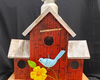 Home Tweet Home -- A painted birdhouse