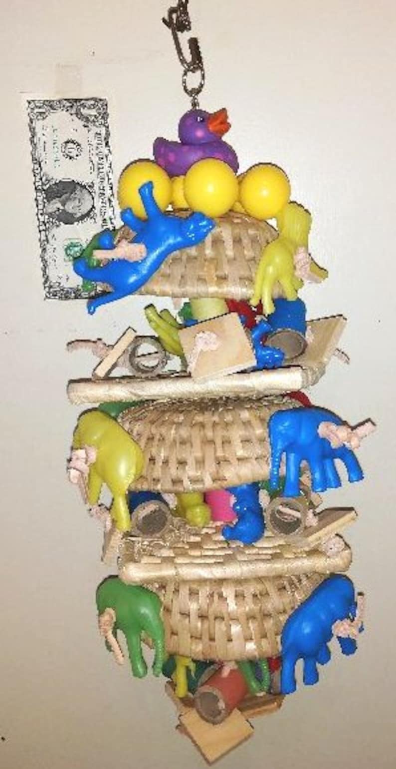 Parrot Toy Bird Toy Baffled
