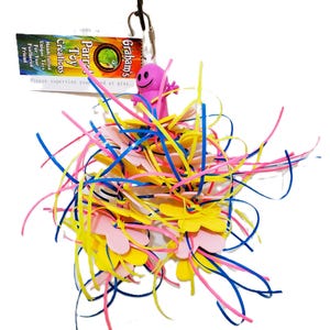 Stringy Flower, Bird Toy