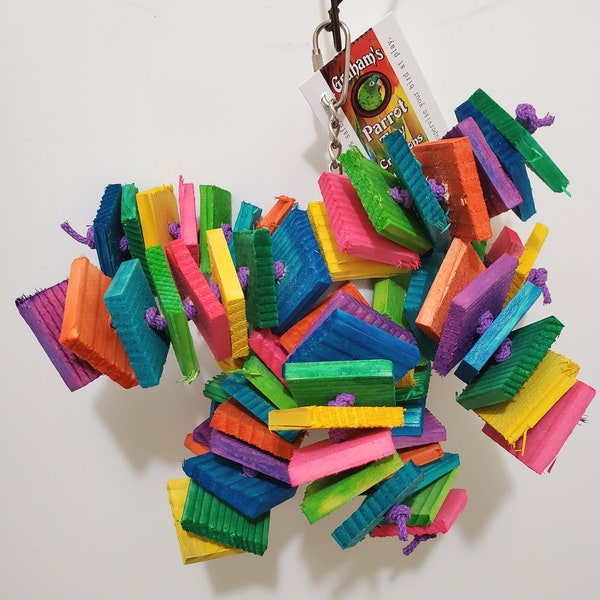 Kito Toy, 10 Strand, Bird Toy, Parrot Toy