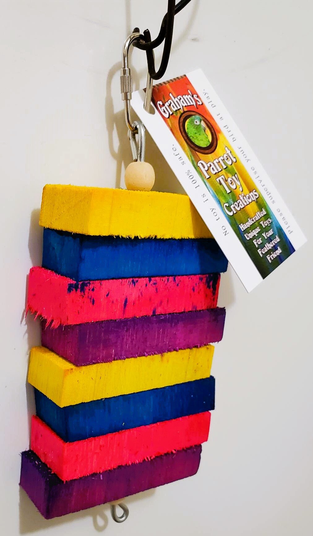 Grahams parrot toy creations 2025
