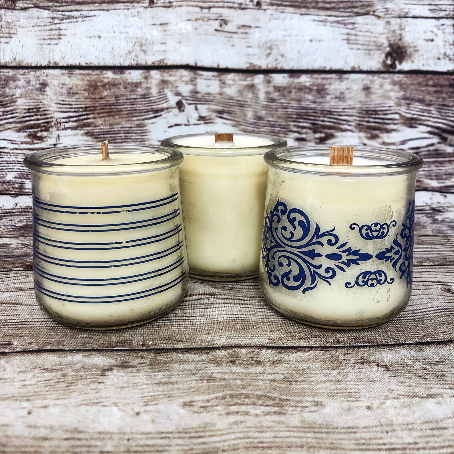 Tallow Beeswax Candle 5 oz Wooden Wick Candle with Etsy