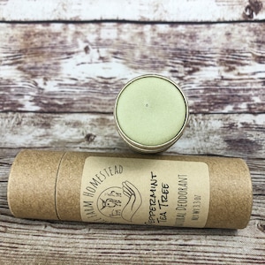 All-Natural Deodorant, Clay-Based Baking Soda-Free Talc-Free Aluminum-Free Deodorant with Essential Oils