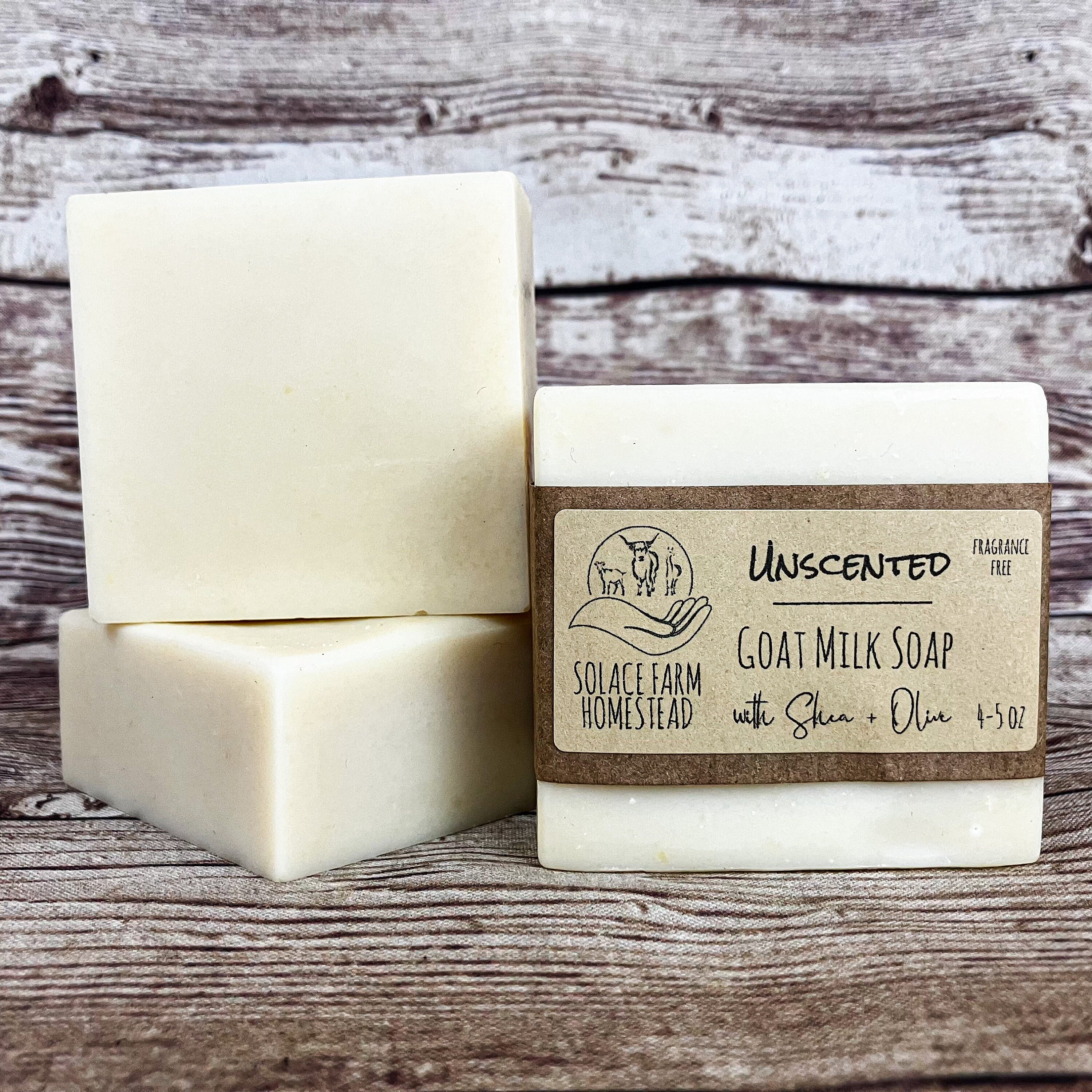 Unscented Handmade Soap - Breezy Willow Farm