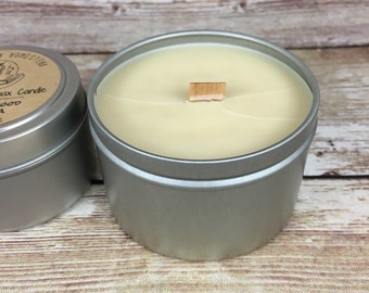 Tallow + Beeswax Candle: Wooden Wick, 4, 7 and 13 oz