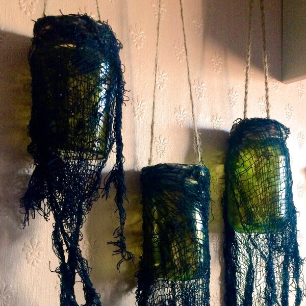 Swamp Witch Lanterns ~ Candle Holders~ Witchy~ Gothic ~ Goth ~ Halloween ~ Voodoo ~ Decor