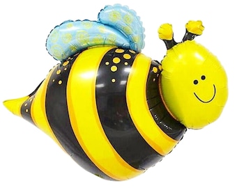 Hummel-Folienballon, Mama zu Biene-Babyparty-Ballon, glückliches Beeday-Thema, Braut zum Bienen-Dekor