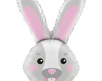 37" Bunny Rabbit Balloon, Baby Shower Balloon Decorations, Rabbit Birthday Party Decorations, Rabbit Party Décor, Easter Egg Hunt