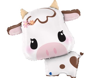 Baby-Kuh-Ballon: 72cm Bauernhof-Party-Dekoration