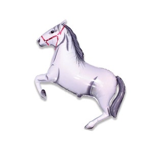 42&quot; Horse Balloon, Farm Animal Balloon, Birthday Party Décor, Farm Animal Birthday Party Decorations, Cowboy Party, Cowgirl Party Décor