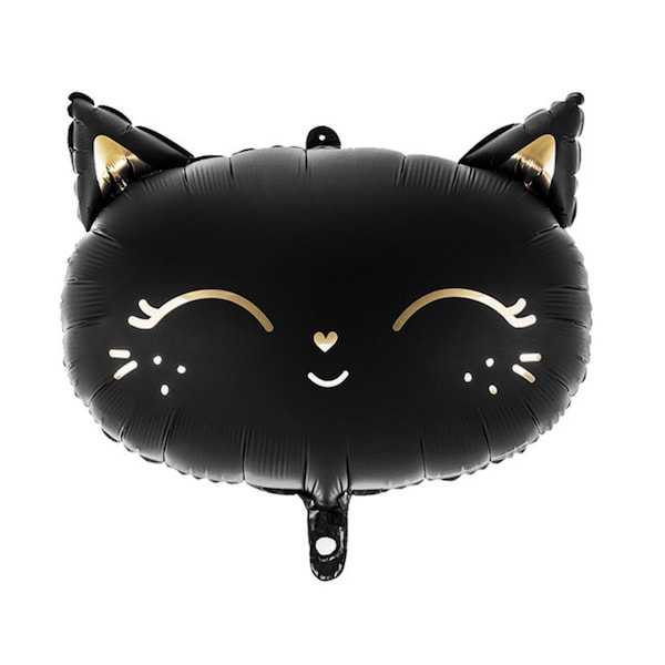 19 "Katzen-Folienballon, riesige schwarze Katzen-Tierballons Geburtstags-Party-Dekor