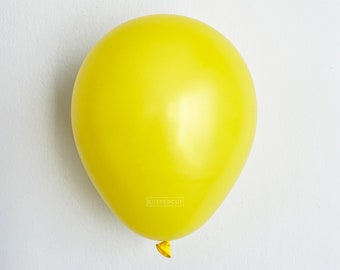 Lemon Yellow Party Balloon, Latex Balloons for Birthday Party,