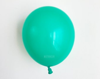 11" Winter Green Latex Balloon, Under the Sea Theme Party Decorations