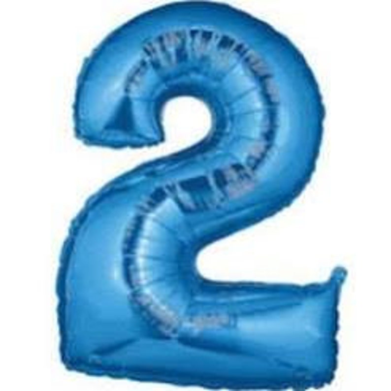 40 NUMBER BALLOONS blue number balloons jumbo number craft supplies giant balloons party supplies party decor balloons