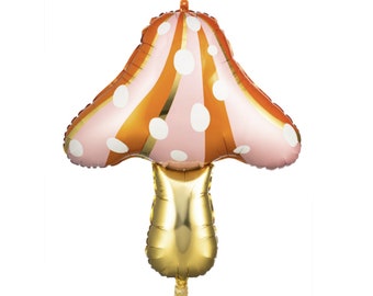 Palloncino fungo fatato, decorazioni per palloncini per feste di compleanno per bambine, palloncino fungo per festa del tè di compleanno della principessa, decorazioni per feste delle fate del bosco