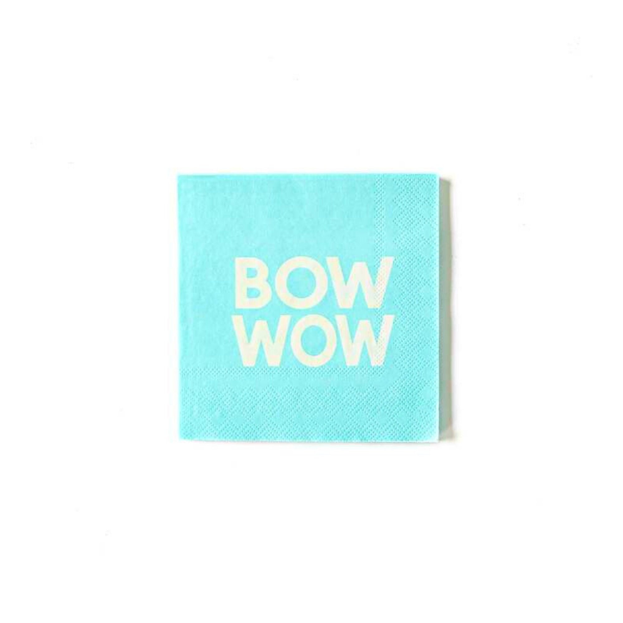 Bow Wow Dessert Napkins Puppy Dog Party Paper Napkins Lets Pawty Dog Birthday Party Tableware Puppy Baby Shower Adoption