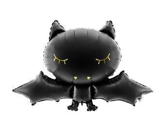 Giant Halloween Bat Balloon, Spooky Party Décor, Halloween Balloon Decorations, Birthday Party Supplies, Kids Halloween Party Balloons,
