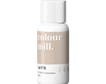 Colour Mill Latte Oil Based Food Color, Cake Paint Candy Coloring, Baking Supplies