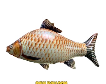 Jumbo Fish Balloon Birthday Fathers Day Balloon,Best Dad Balloon,Birthday Party Supply,Dad Birthday Gift,Party Supplies,Fish & Beer Birthday