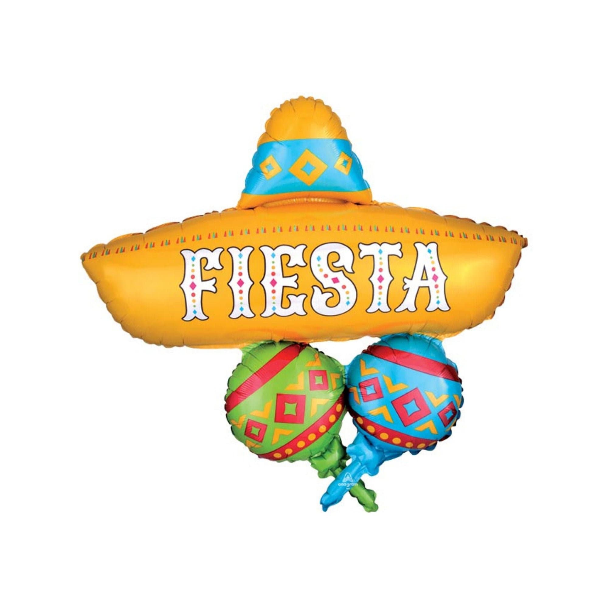 32" Sombrero Balloon, Fiesta Balloon, Mexican Party Decorations