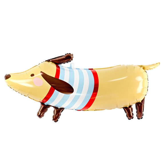 Jumbo Dachshund Balloon, Giant Puppy Mylar Balloon, Puppy Pawty Dog Themed Birthday Party Decorations, Puppy Dog Party Decor, Weiner Dog