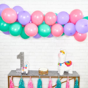 Pink & Purple Party Balloon Garland Kit, Party Balloon Arch Kit, Bridal Shower Balloons, Wedding Balloon Arch