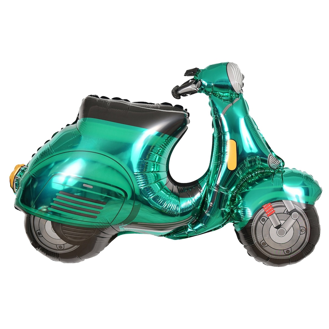 36 Jumbo Scooter Balloon, Vespa Scooter, Party Supplies, Birthday Party Decorations, Party Decor
