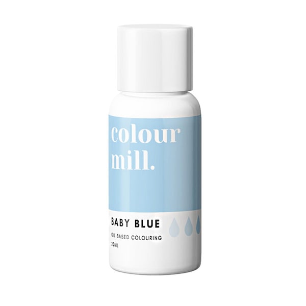 Colour Mill Baby Blue Oil Based Food Color, Candy Color Vegan Food Dye