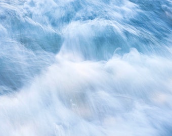 Worn Smooth 3 - Lake Superior waves wash over shoreline rock