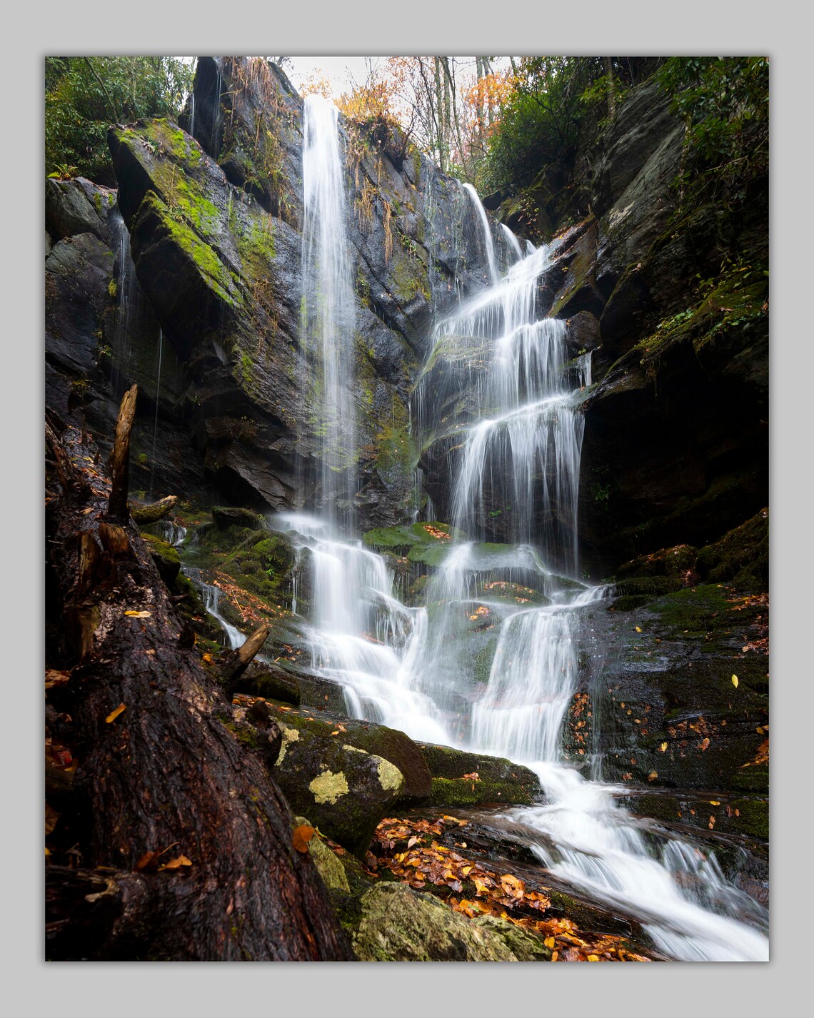 English Falls Waterfalls Along Blue Ridge Parkway NC Etsy