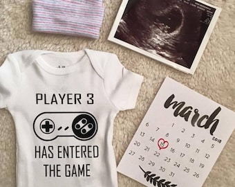 Player 3 has entered the game, baby announcement, pregnancy announcement