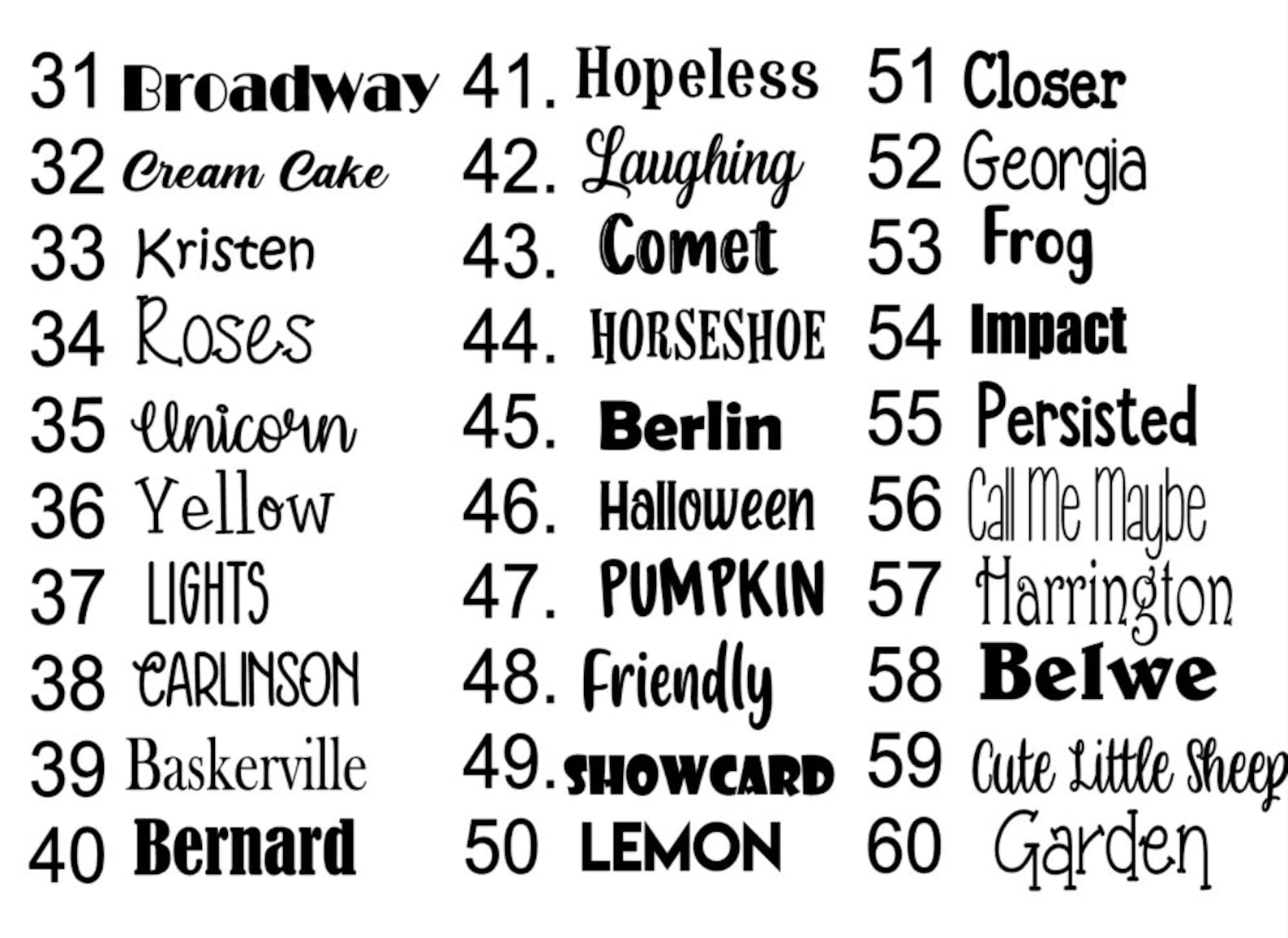 Custom Vinyl Decal Lettering Etsy