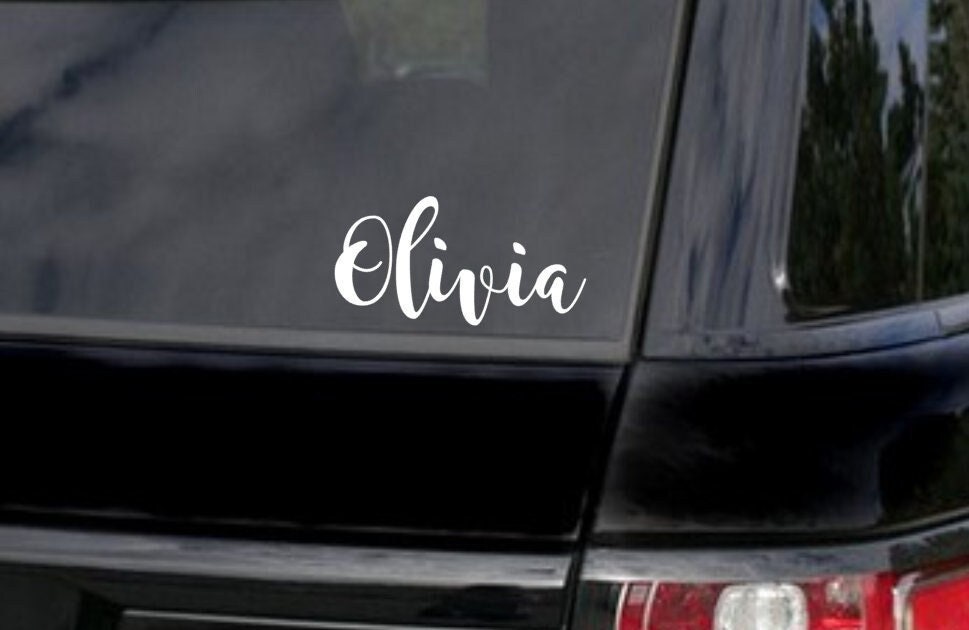 Custom Name Decal, Car Name Decal, Car Name Sticker, Custom Name Car Decal, Custom Name Sticker