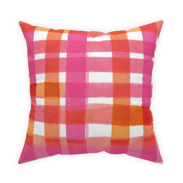 Pink Orange Pillow - Etsy