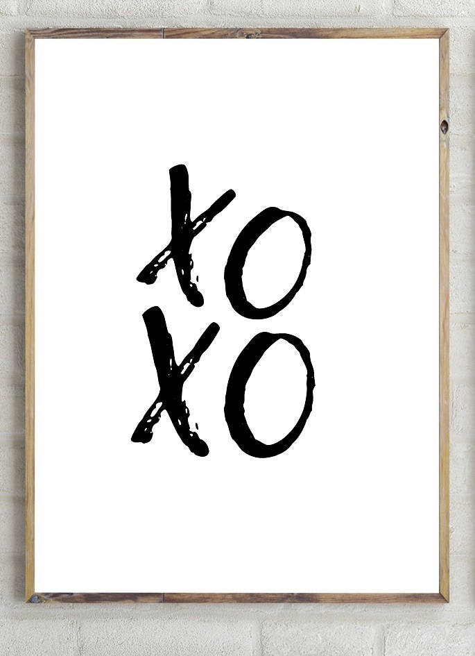 70 xoxo decor xoxo sign xoxo print printable quotes Etsy