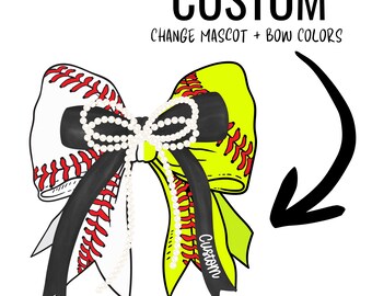Honkbal Softbal (twee teams) Boog, png | Team Spirit DTF-bestand (digitale download) op maat