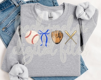 Baseball Mama Blue, png | Team Spirit gesneden bestand (digitale download)