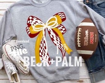 Cheer Bow PNG-RAMS | Teamspirit-ontwerp (digitale download)