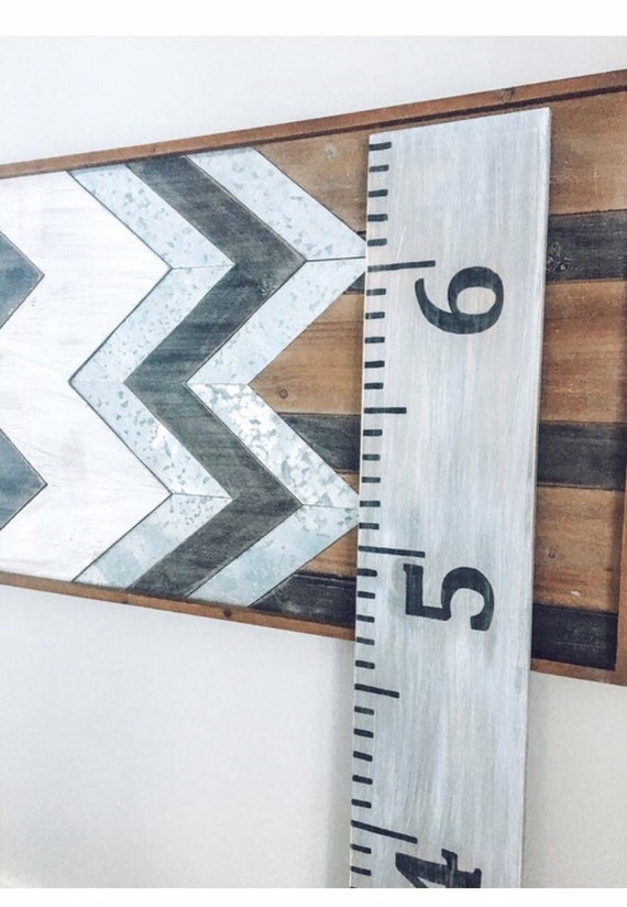 Wooden Ruler Height Chart