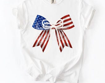 Amerikaanse boog digitale png-download | Patriottische flirtstrik, png PNGEgg | 4 juli-sublimatieontwerp | Rood wit blauw cheerstrik | Amerikaanse vlag