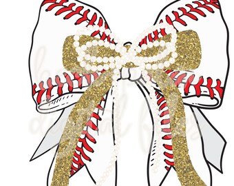 Honkbal glitterstrik, png | Team Spirit DTF-bestand (digitale download) Aangepast