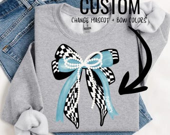 Custom Cheer Bow-sweater