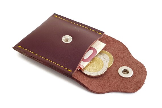 vintage leather coin purse
