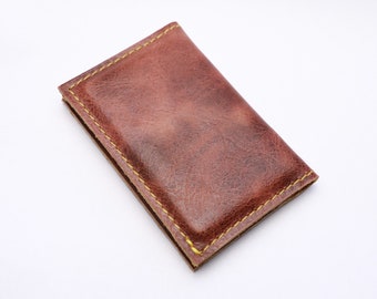 Leather Card Holder. Business Card Holder. Leather wallet. Driving licence case. Original gift. Id Card Holder. Gift Ideas.