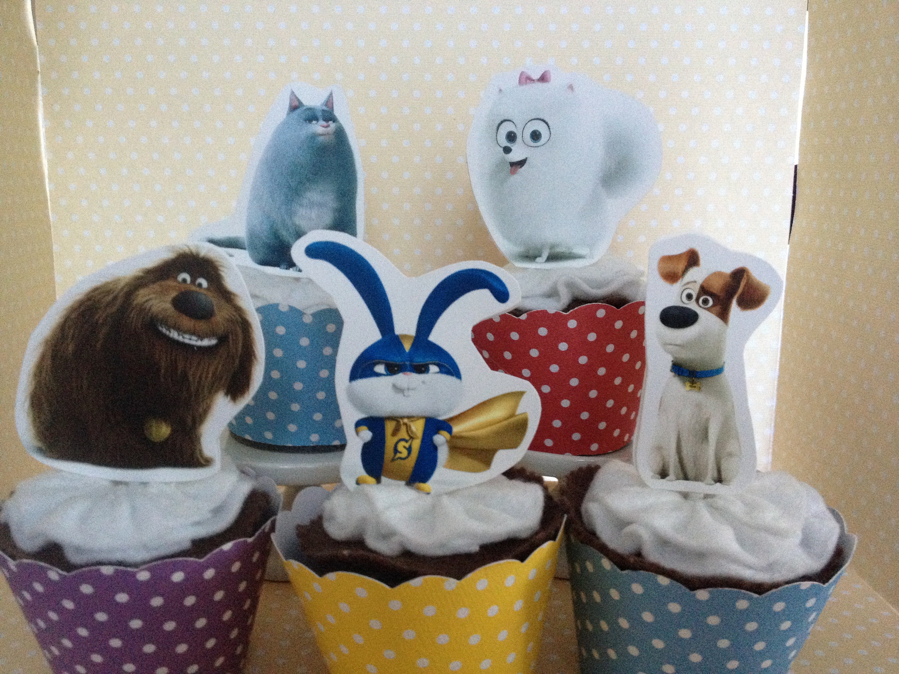 The Secret Life of Pets 2 Cupcake Topper Decorations Set of Etsy