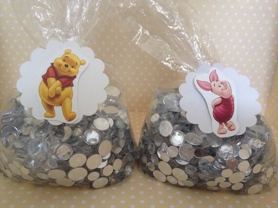 Winnie the Pooh Party Candy or Favor Bags with Tags - Set of 10 Il_570xn